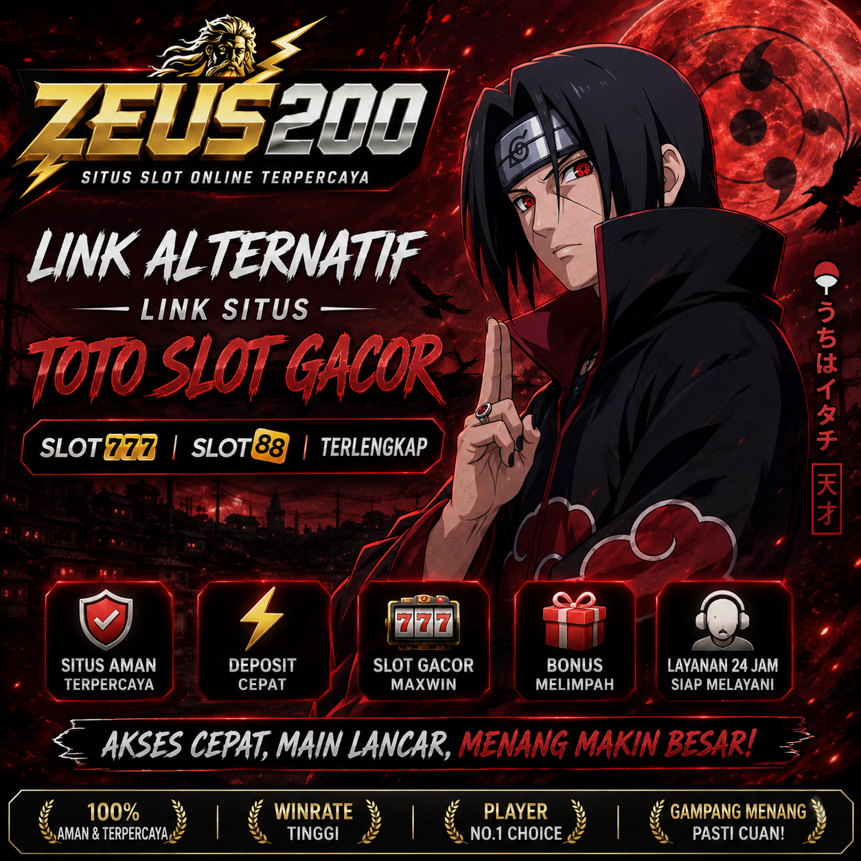 ZEUS200 Link Alternatif - Link Situs Toto Slot Gacor Slot777 Slot88 Terlengkap