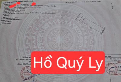 ????????Bán đất đường Hồ Quý Ly - Vị trí kinh doanh - gần chợ