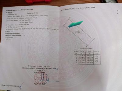 Bán đất Liêm Tiết, Phủ Lý, Hà Nam, ngay cạnh bệnh viện Bạch mai. Diện tích 100m2, Giá bán 3.x tỷ.