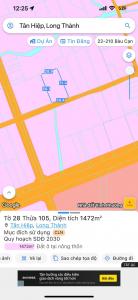 ???? BÁN ĐẤT RỘNG 1.472M² – GẦN KHU DÂN CƯ ĐÔNG ĐÚC – TÂN HIỆP, LONG THÀNH ????