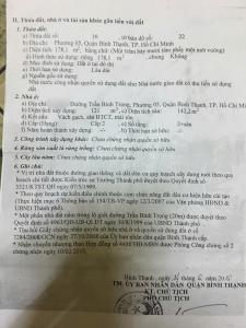 Bán nhà mặt tiền Trần Bình Trọng P5 Bình Thạnh 178.1m2 SHR 27 tỷ. Lh:0987621697