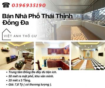 Bán nhà phố Thái Thịnh_An Sinh Đỉnh Cao_50 Mét Ra Phố_35mx5T_Giá: 7.8 Tỷ_Lh: 0396935190.