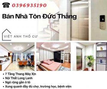 Bán nhà Phố Tôn Đức Thắng, 40m2 Thang Máy Xịn, Nội Thất Long Lanh, Giá: 13.6 Tỷ, Lh: 0396935190.