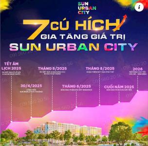 Bùng Nổ, Sôi Động Cùng Dự Án Sun Urban City Hà Nam - Sản Phẩm Gồm Biệt Thự, Nhà Phố, Liền Kề Và Căn