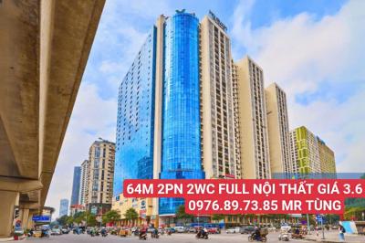 Căn hộ Hồ Gươm Plaza Trần Phú 64m 2pn 2wc full nội thất giá nhỉnh 3 tỷ