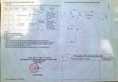 CC BÁN 58M 2 MẶT TIỀN SÁT BÌA LÀNG TỔ 10 TT QUANG MINH,LH EM QUANG CC
