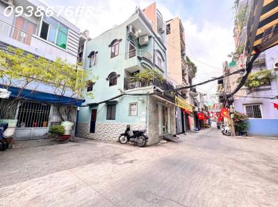 CHÍNH CHỦ BÁN NHÀ 3 TẦNG MẶT TIỀN HẺM XE TẢI Đ.HAI BÀ TRƯNG, QUẬN 3 - DT 64M2  NHÀ 2 MT TRƯỚC&SAU