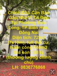 Chính Chủ Cần Bán Gấp Nhà Vị Trí Đẹp Tại Phường Bửu Long, TP Biên Hòa, Đồng Nai