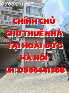 CHÍNH CHỦ CHO THUÊ NHÀ TẠI HOÀI ĐỨC, HÀ NỘI - Địa chỉ: Số 10 ngõ 25 đường 422b xã vân canh, Hoài