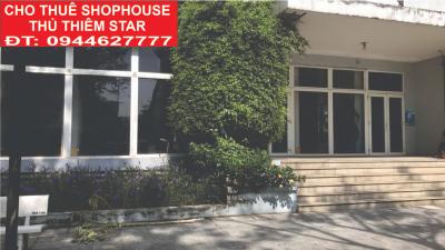 CHÍNH CHỦ CHO THUÊ SHOPHOUSE THỦ THIÊM STAR - 3 MẶT TIỀN- Thủ Đức, Hồ Chí Minh
