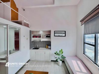 CHO THUÊ CĂN HỘ GÁC CAO 2M5 TẠI BÌNH THUẬN, QUẬN  7 – NUÔI PET – FULL DỊCH VỤ CAO CẤP