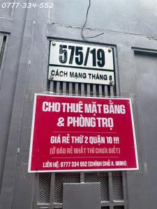 CHO THUÊ MẶT BẰNG THÔ GIÁ RẺ QUẬN 10