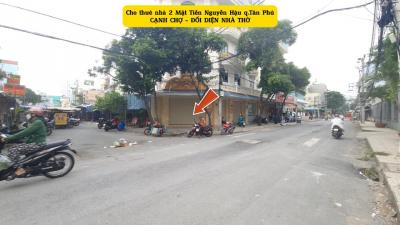 Cho thuê nhà 2 Mặt Tiền Nguyễn Hậu  60m² - NGANG 12M - NGAY CHỢ