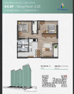 ???? CHUYỂN NHƯỢNG CĂN HỘ 2PN+ 1 TẠI PLAZA 3 – FPT CITY ĐÀ NẴNG ????