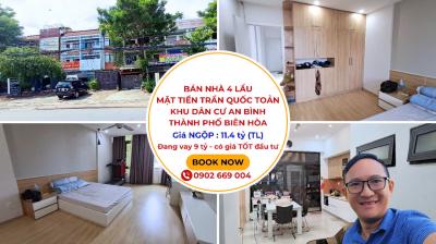 Cơ Hội Vàng Cho Nhà Đầu Tư - Bán Gấp Nhà 4 Lầu Mặt Tiền Trần Quốc Toản, Khu Dân Cư An Bình