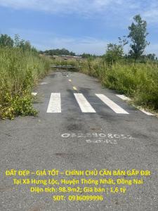 ĐẤT ĐẸP – GIÁ TỐT – CHÍNH CHỦ CẦN BÁN GẤP Đất Tại Xã Hưng Lộc, Huyện Thống Nhất, Đồng Nai