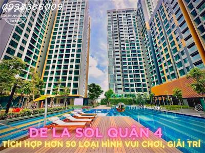 Hiếm, Bán căn hộ 3PN + view sông - Delasol, quận 4 - phù hợp KD cho thuê, lợi nhuận 33 triệu/tháng