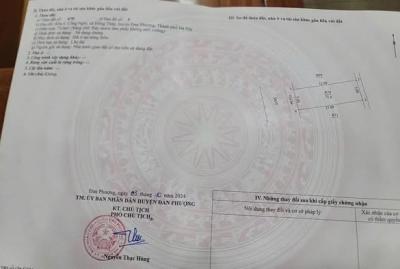 LÔ ĐẤT ĐẤU GIÁ 75M² – KHU CỔNG NGÓI, ĐAN PHƯỢNG – VỊ TRÍ SIÊU ĐẸP, GIÁ TỐT!