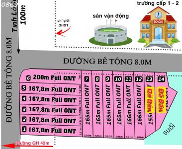 MỞ BÁN ĐẤT NỀN PHÂN LÔ TẠI KHÁNH HOÀ CHỈ 250TR/LÔ
