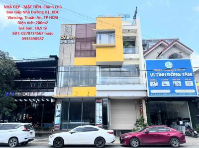 NHÀ ĐẸP - MẶT TIỀN- Chính Chủ Bán Gấp Nhà Đường D1, KDC Vietsing, Thuận An, TP HCM
