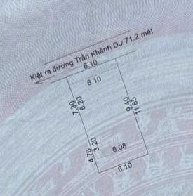 # Nhà Kiệt 3m thẳng thông gần MT Trần Khánh Dư, An Thượng, 75m2, ngang 6.1m, C4, 6.x tỷ