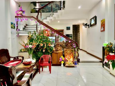 #  Nhà thẳng 30m ra Mặt Tiền Hoàng Diệu, 80m2, 4 tầng cực xịn, gia chủ tự xây đang ở, nhỉnh 5 tỷ