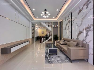 Nhà thiết kế đẹp, nội thất xịn, hẻm 6m thông Thạnh Xuân 22, gần chợ Minh Phát