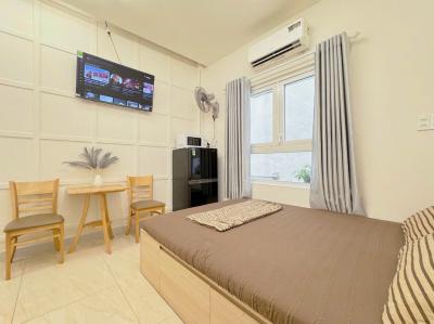 PASS CĂN HỘ DỊCH VỤ FULL NỘI THẤT – CÓ THANG MÁY – GẦN Q1, Q3, BÌNH THẠNH,TPHCM