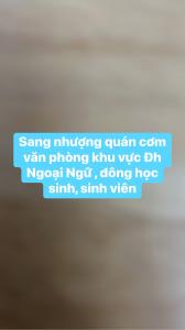 SANG NHƯỢNG QUÁN CƠM ĐƯỜNG TỐ HỮU, PHƯỜNG KHUÊ TRUNG, CẨM LỆ, ĐÀ NẴNG