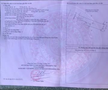 Vị trí trung tâm chỉ 12,6 triệu/m2 sở hữu  Mặt tiền Quốc Lộ 56, có sẳn 300m2 Đất Đô Thị