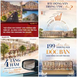 VINHOMES THE GALLERY - LGU1.GUM-1X – TÂM ĐIỂM NỘI KHU - KINH DOANH ĐẮC LỢI